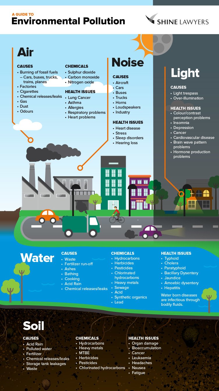 Soil Pollution Infographic