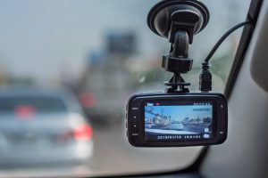 car video recorder in driving